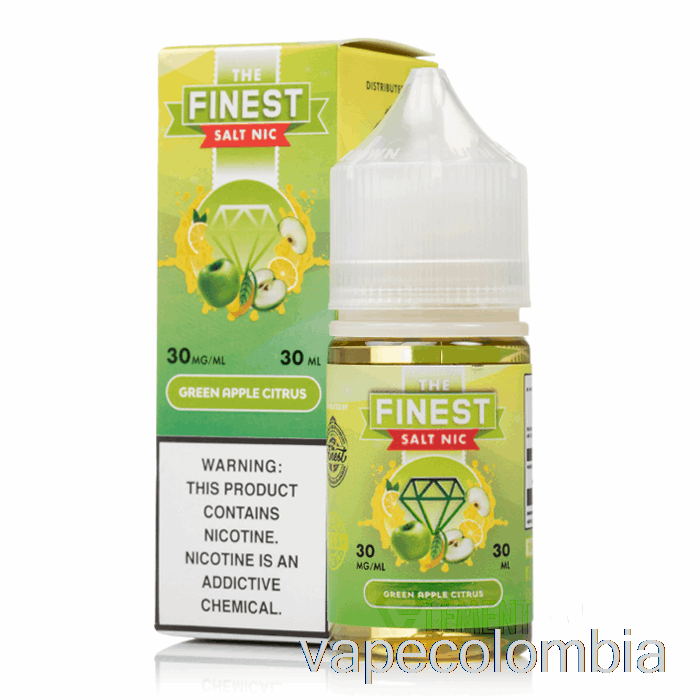 Vape Desechable Cítricos De Manzana Verde - La Edición De Caramelo Más Fina Sal Nic - 30ml 30mg